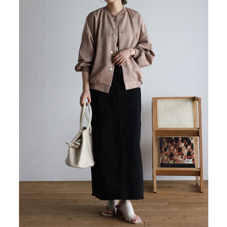 スタジャン 春アウター ノーカラー | relaclo | 詳細画像44 