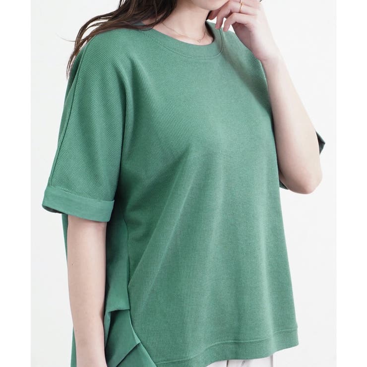 新品☆異素材ドッキングトップス⭐︎ 定価１３５００円⭐︎送料込 セール】2タイプ展開 リボン付き 異素材ドッキングレースニット