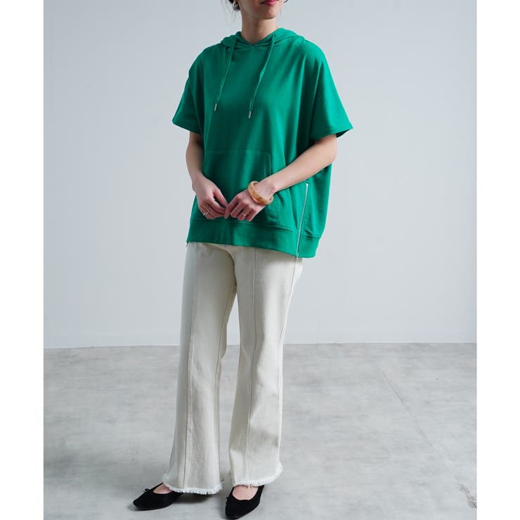 サイドジップパーカー パーカー フード | LAPULE  | 詳細画像14 