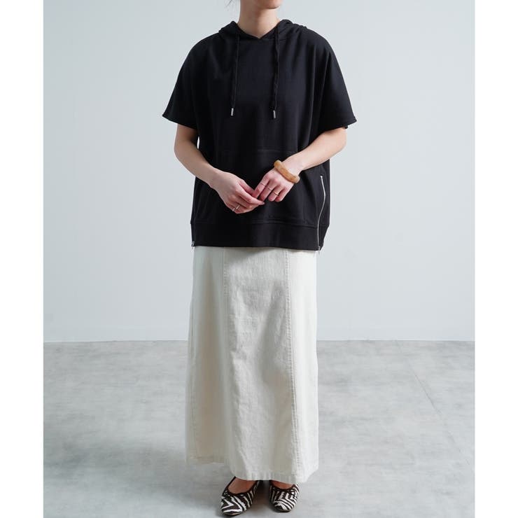 サイドジップパーカー パーカー フード | LAPULE  | 詳細画像5 