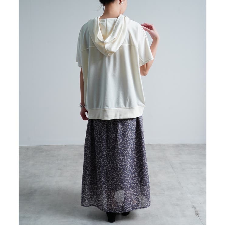 サイドジップパーカー パーカー フード | LAPULE  | 詳細画像9 