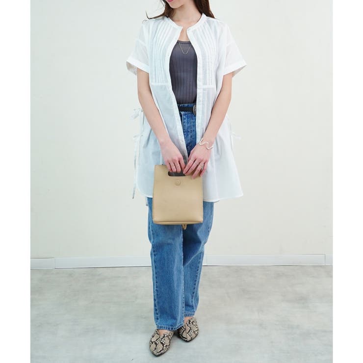 シアーブラウス シャツ 透け素材 | LAPULE  | 詳細画像13 