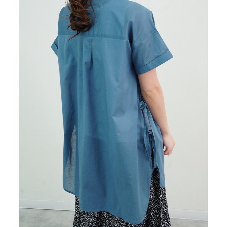 シアーブラウス シャツ 透け素材 | LAPULE  | 詳細画像5 