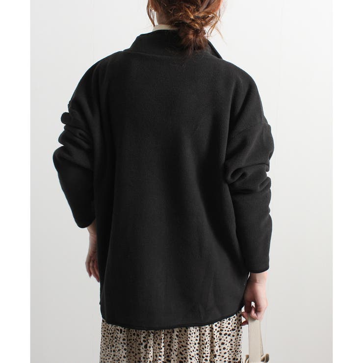 フリース ハイネック ジャケット レディース ポケット付き ブルゾン