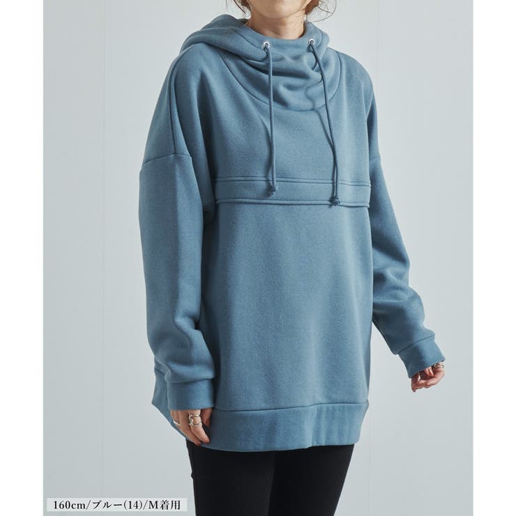 ハイネック パーカー レディース[品番：RLCW0004384]｜relaclo