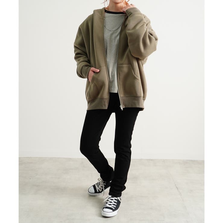 ジップアップ パーカー レディース | LAPULE  | 詳細画像4 