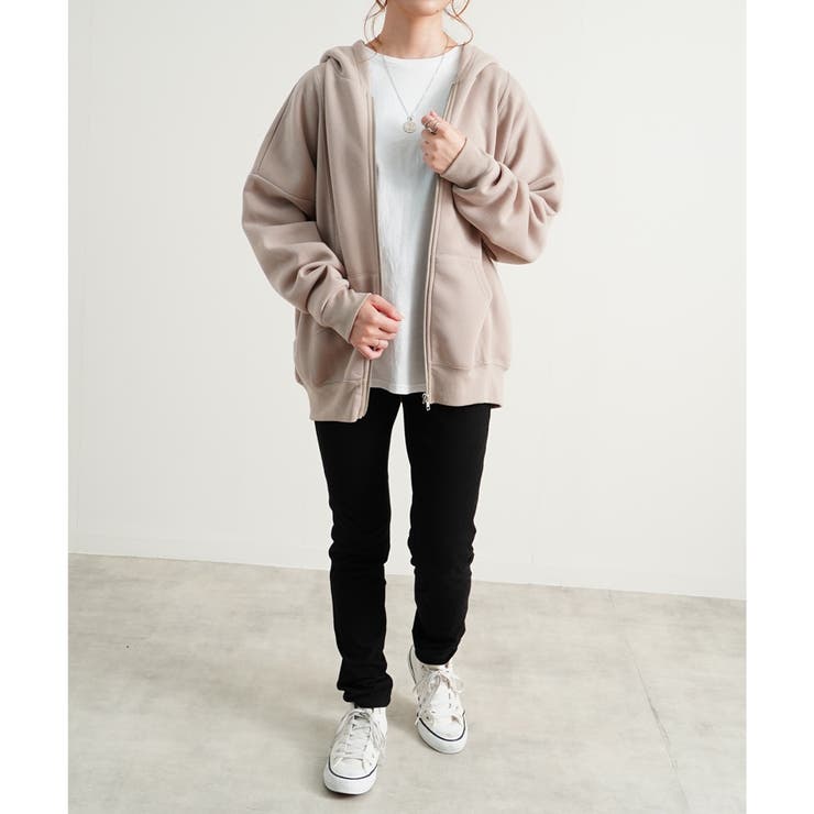 ジップアップ パーカー レディース | LAPULE  | 詳細画像8 