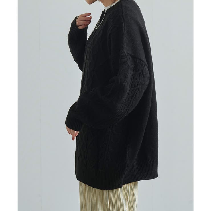 カーディガン レディース ニット | LAPULE  | 詳細画像16 