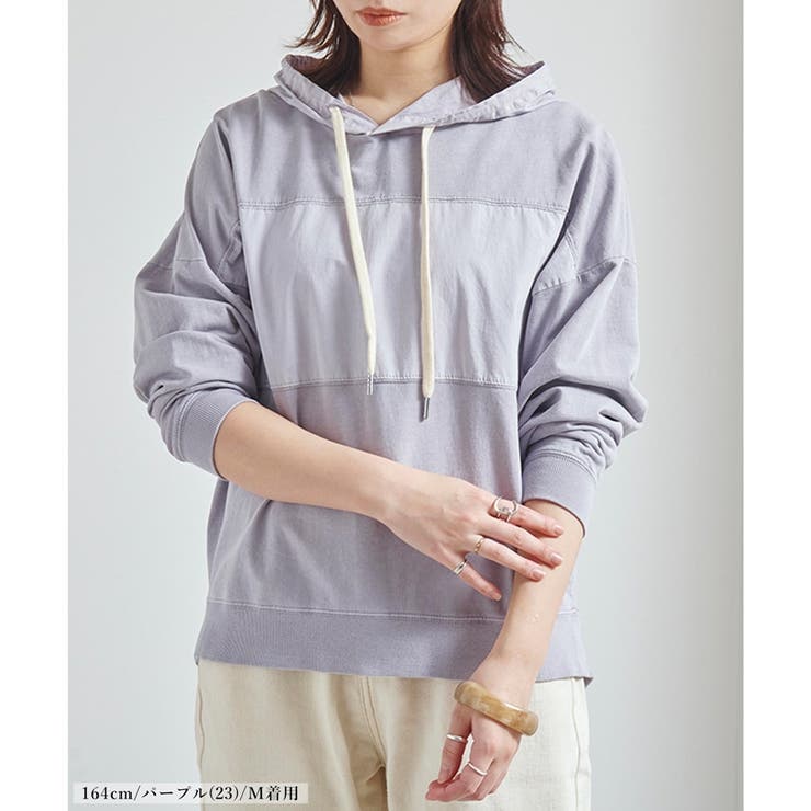 パーカー レディース ピグメント | LAPULE  | 詳細画像3 