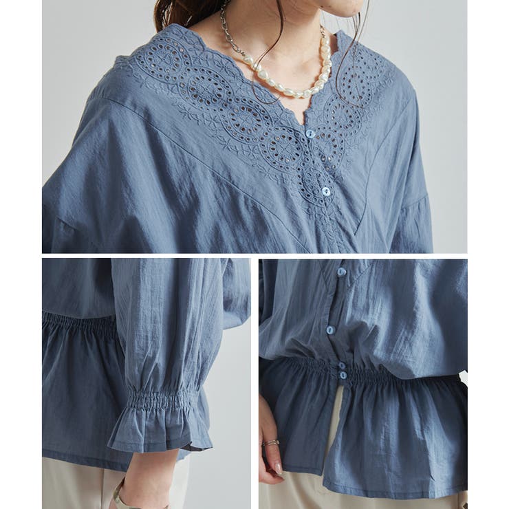 ブラウス レディース レース | LAPULE  | 詳細画像16 