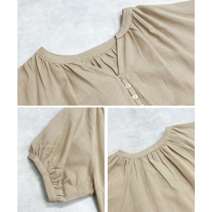 ワンピース レディース 半袖 | LAPULE  | 詳細画像14 