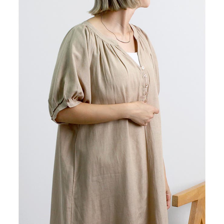 ワンピース レディース 半袖 | LAPULE  | 詳細画像3 