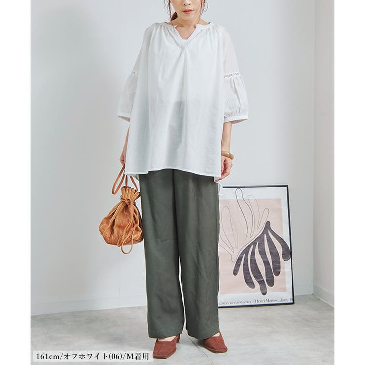 ブラウス レディース 半袖 | LAPULE  | 詳細画像9 