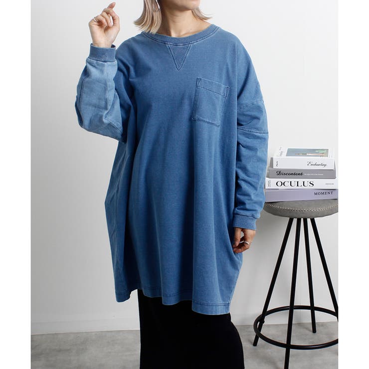 スウェット レディース インディゴ | LAPULE  | 詳細画像5 