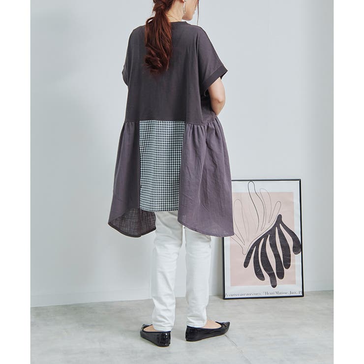 チュニック レディース 半袖[品番：RLCW0004589]｜relaclo（リラクロ）のレディースファッション通販｜SHOPLIST（ショップリスト）