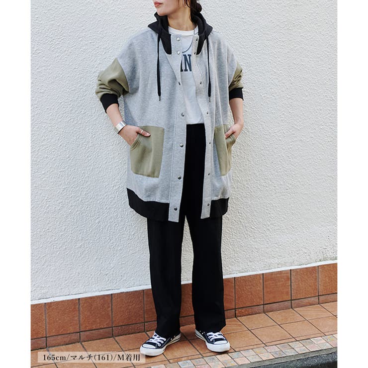 パーカー レディース 裏起毛 | LAPULE  | 詳細画像11 