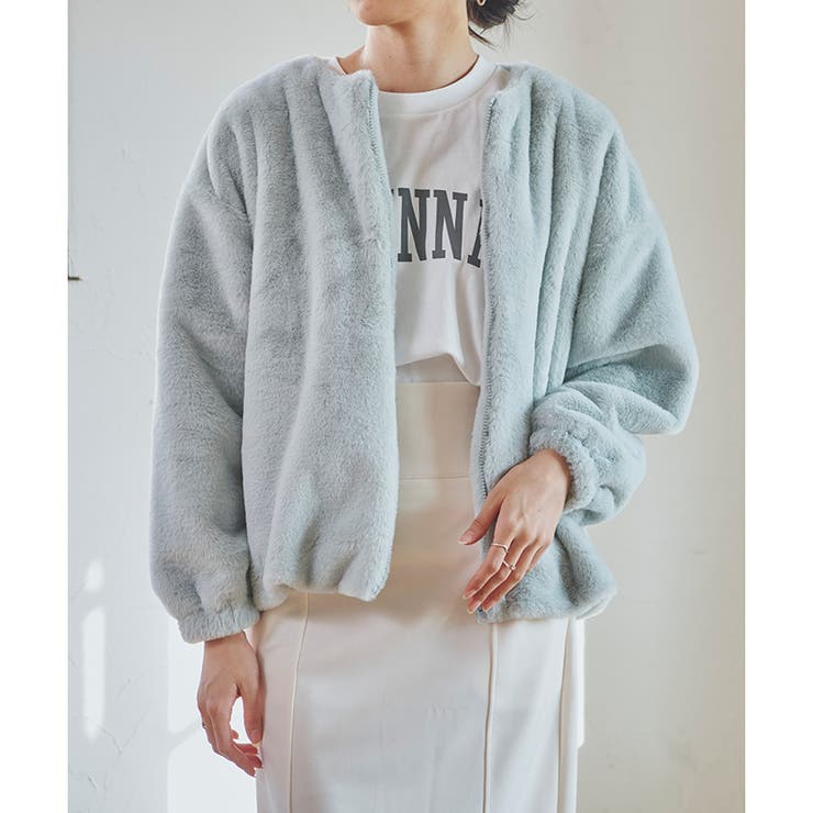 ファーコート ファージャケット レディース | LAPULE  | 詳細画像4 