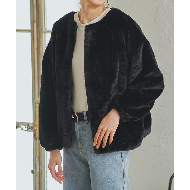 ファーコート ファージャケット レディース | LAPULE  | 詳細画像8 