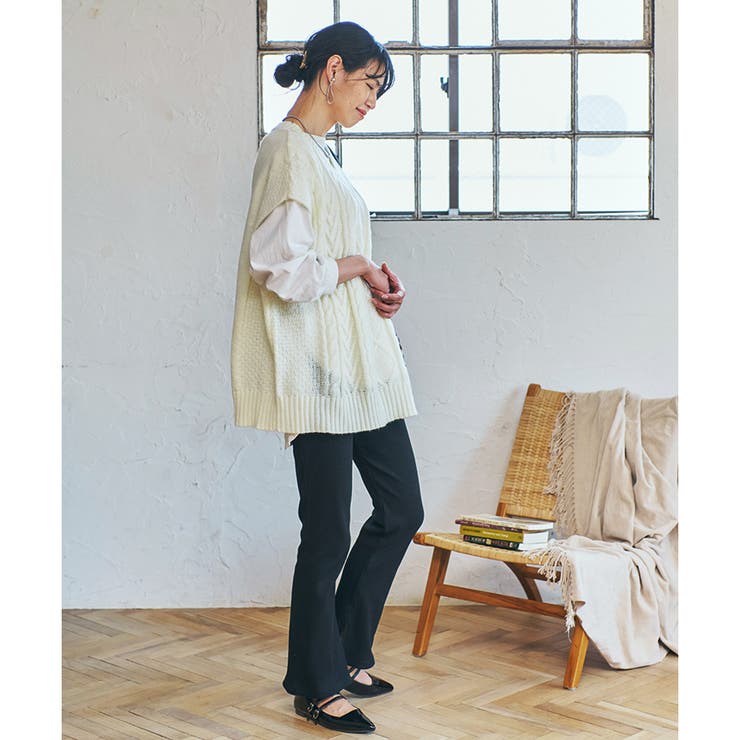 ニット ベスト レディース | relaclo | 詳細画像6 