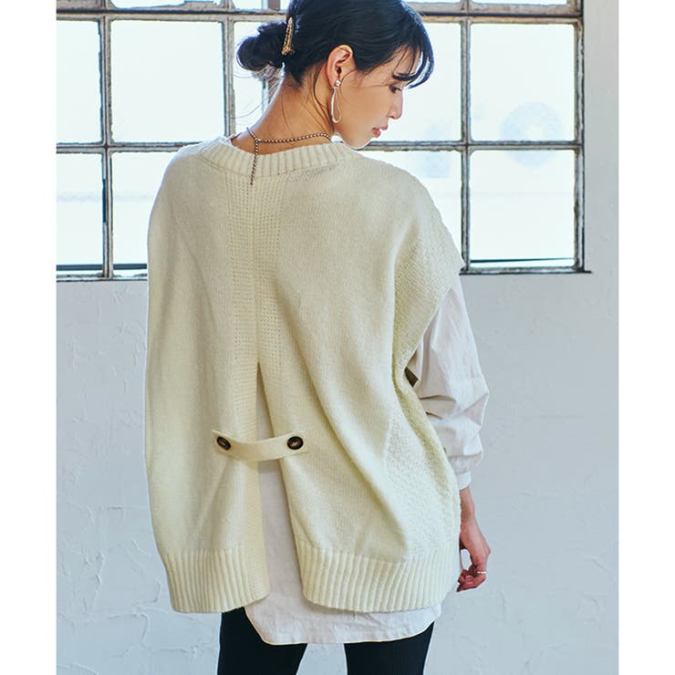 ニット ベスト レディース | relaclo | 詳細画像7 