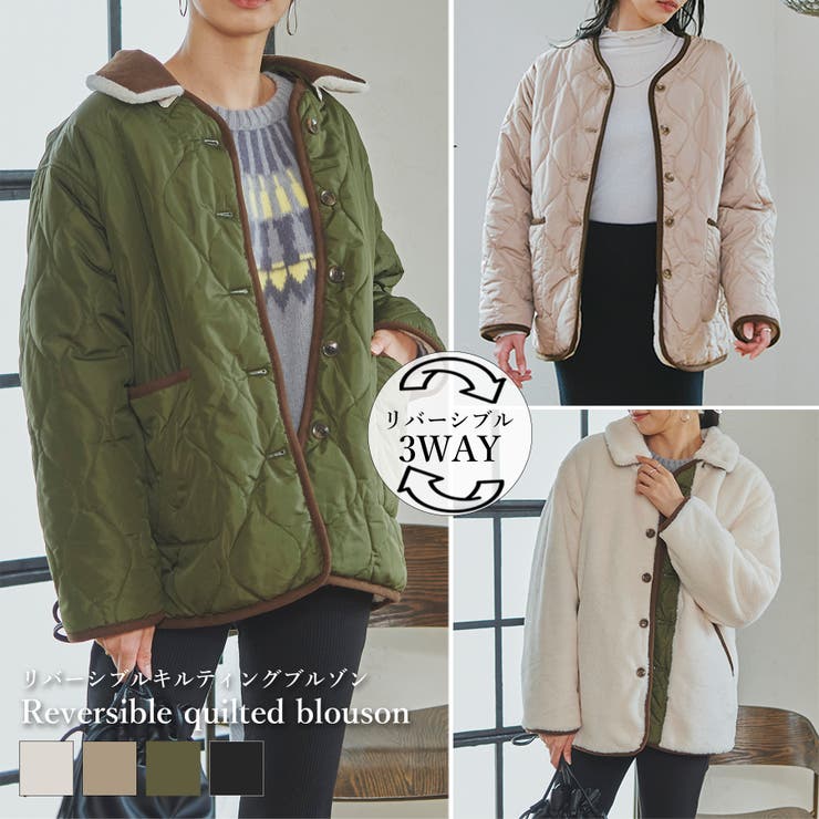 ブルゾン レディース キルティング | LAPULE  | 詳細画像1 