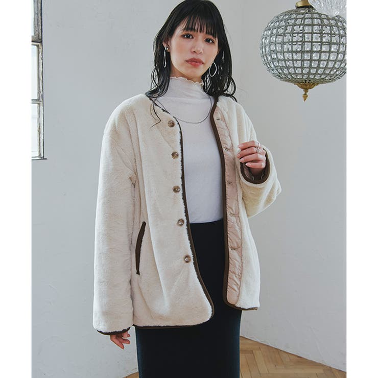 ブルゾン レディース キルティング | LAPULE  | 詳細画像12 