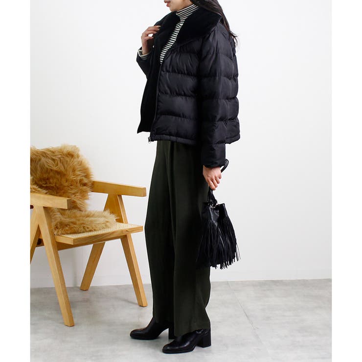 ダウンジャケット レディース 秋 | LAPULE  | 詳細画像15 