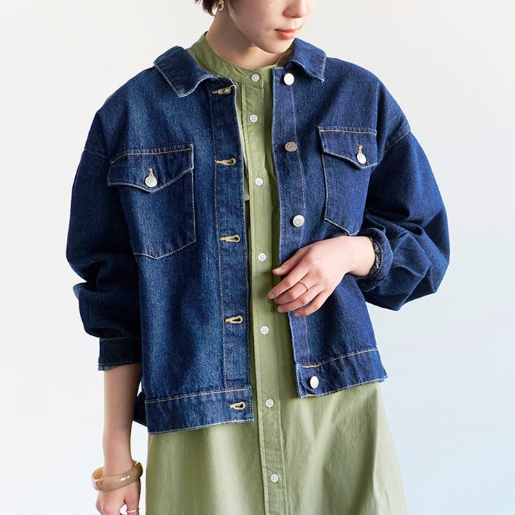 デニムジャケット レディース ブルゾン[品番：RLCW0004806