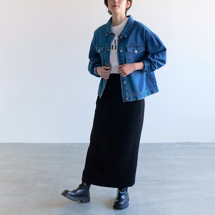 デニムジャケット レディース ブルゾン[品番：RLCW0004806]｜relaclo
