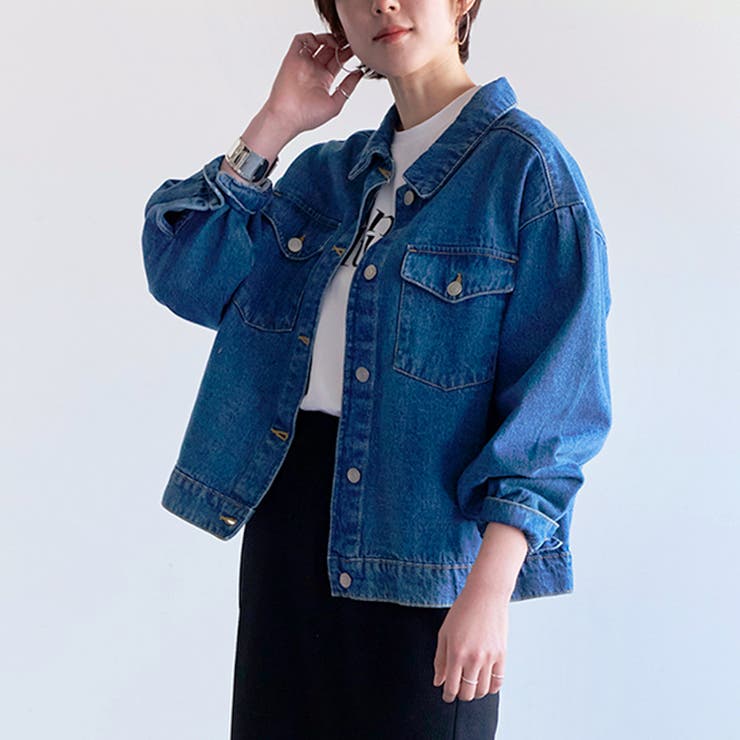 デニムジャケット レディース ブルゾン[品番：RLCW0004806