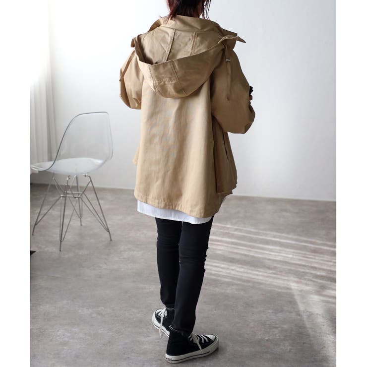 【 】マロー パーカ for CNCPTS ☆ 優美なシルエット 鐵(くろがね)ジップパーカー 喜人 KJ-12314 和柄 和風 スエット