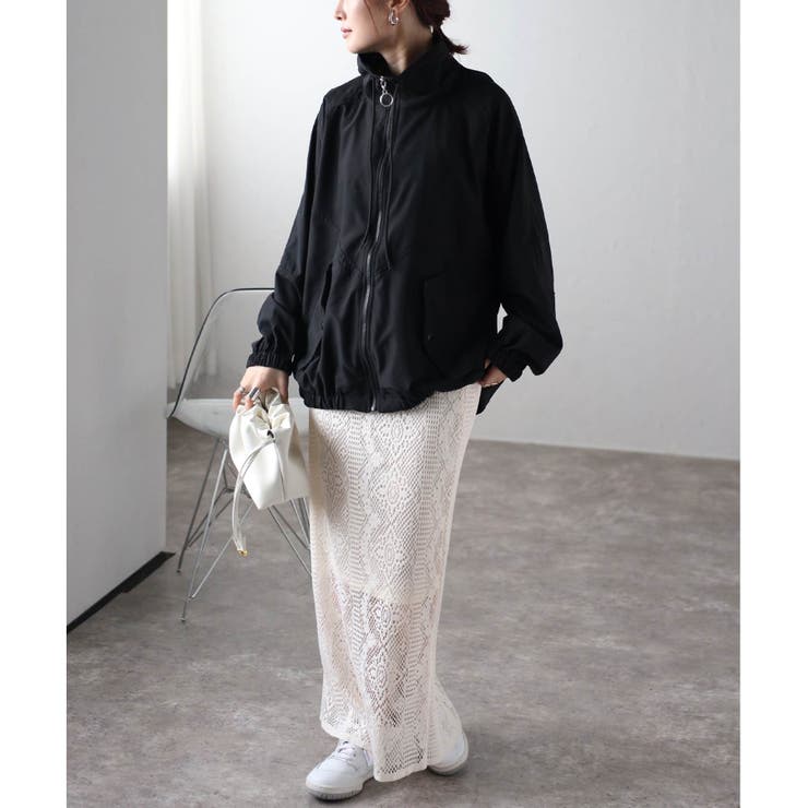 オーバーサイズトラックジャケット レディース アウター | relaclo | 詳細画像3 