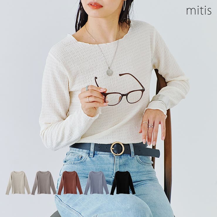 Tシャツ レディース 長袖 | LAPULE  | 詳細画像1 