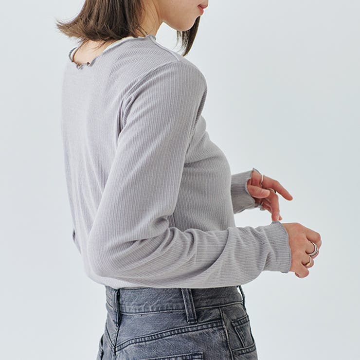 Tシャツ レディース 長袖 | LAPULE  | 詳細画像17 