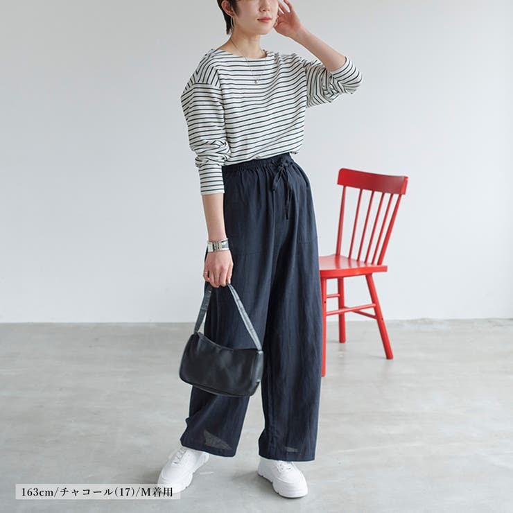 ワイドパンツ レディース イージーパンツ | LAPULE  | 詳細画像6 