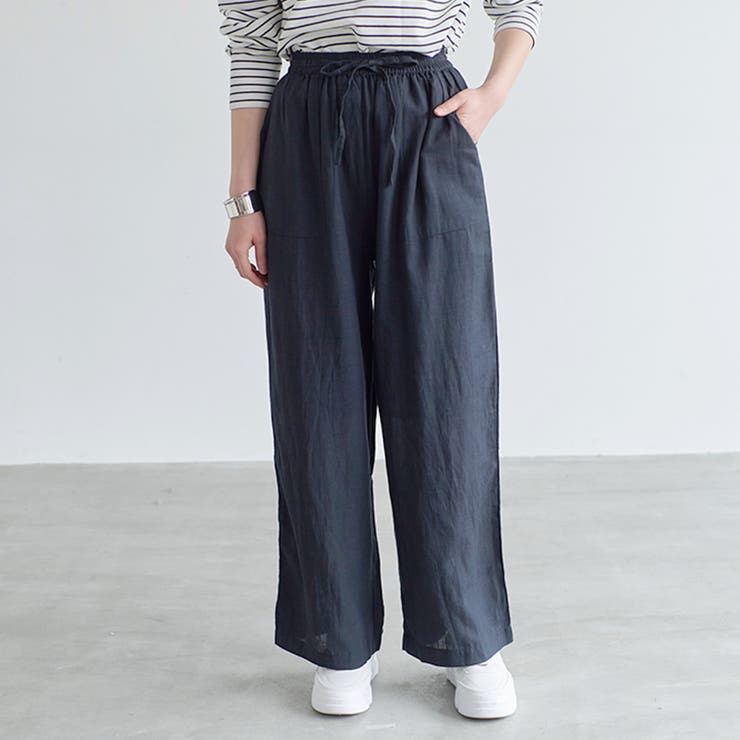 ワイドパンツ レディース イージーパンツ | LAPULE  | 詳細画像7 