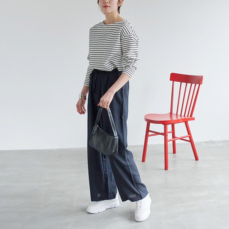 ワイドパンツ レディース イージーパンツ | LAPULE  | 詳細画像8 