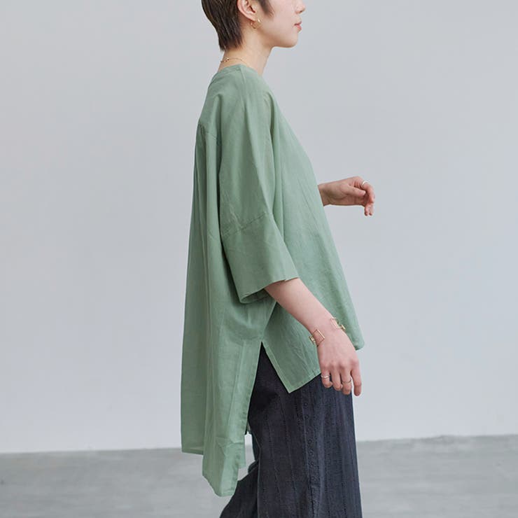 ブラウス オーバーサイズ 春 | LAPULE  | 詳細画像6 