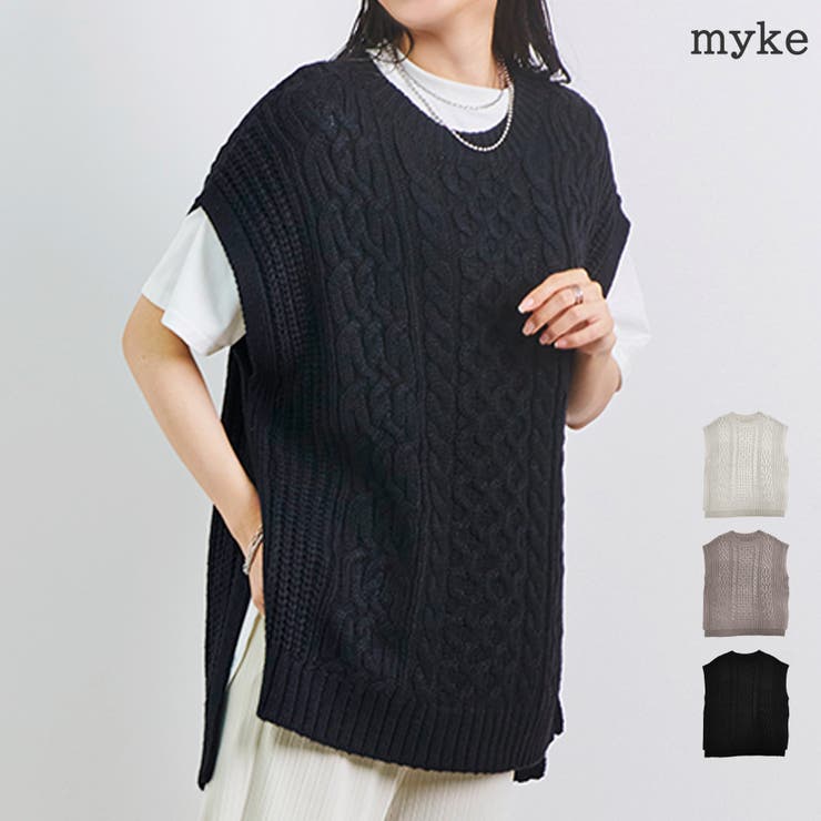 ニット ベスト レディース[品番：RLCW0004956]｜relaclo