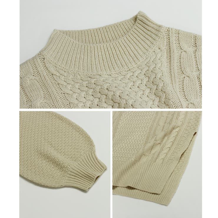 ロングニット ニット ワンピース | relaclo | 詳細画像17 