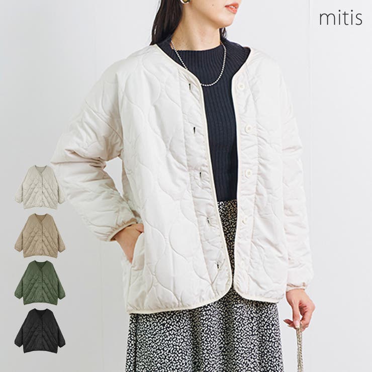 キルティングコート レディース ウェーブ | relaclo | 詳細画像1 