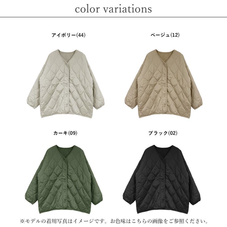 キルティングコート レディース ウェーブ | relaclo | 詳細画像2 