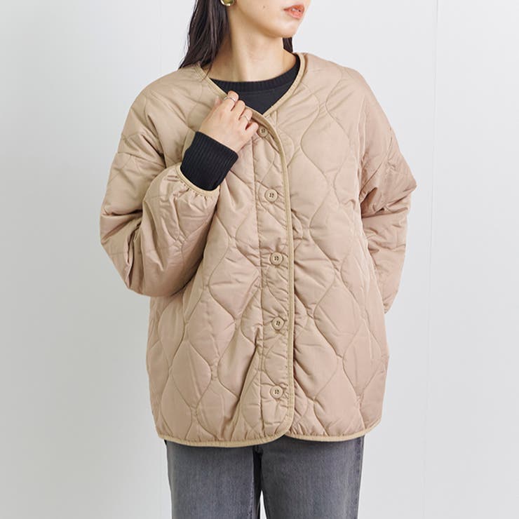 キルティングコート レディース ウェーブ | relaclo | 詳細画像9 