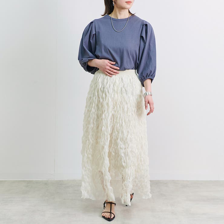 プルオーバー レディース 五分袖 | LAPULE  | 詳細画像4 