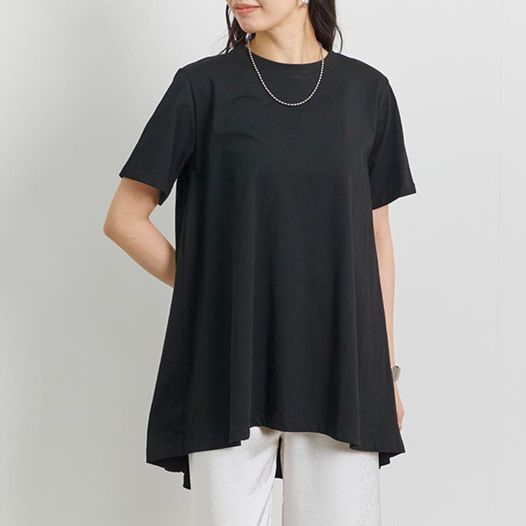 国産品 Tシャツ 半袖[品番：SKLW0003341]｜LAPULE レディース トップス