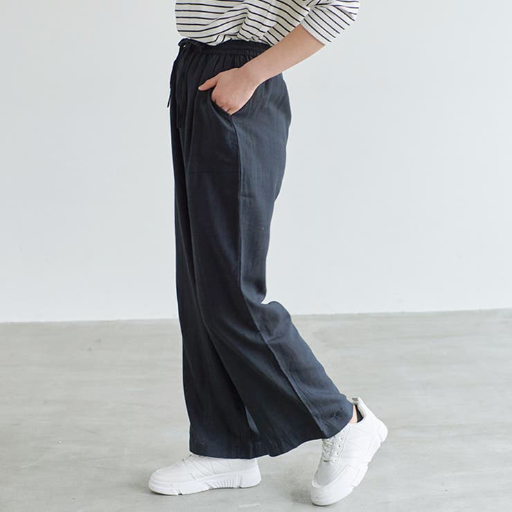 イージーパンツ ワイドパンツ レディース | relaclo | 詳細画像18 