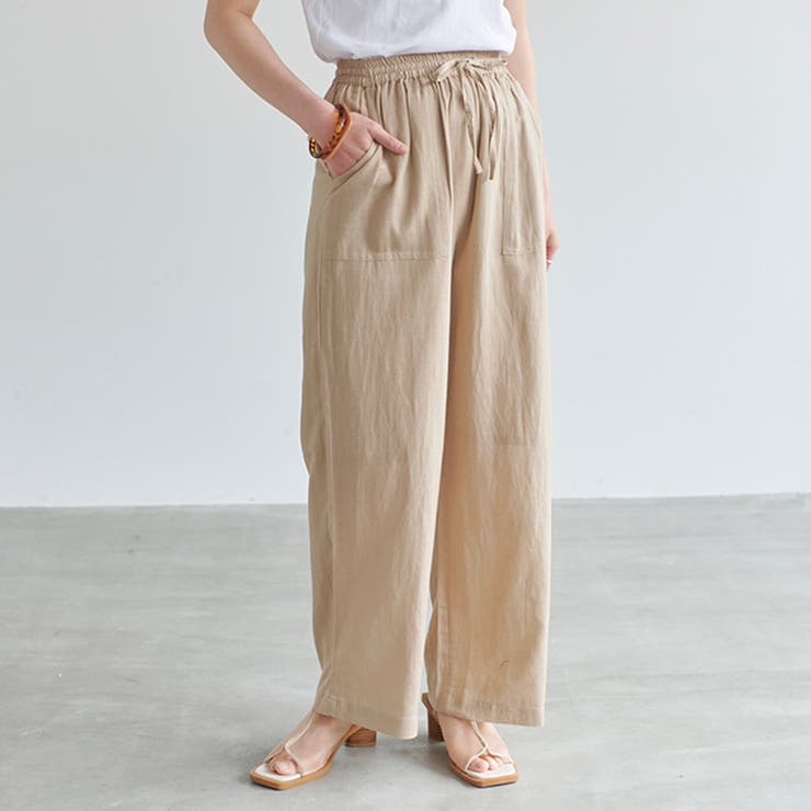 イージーパンツ ワイドパンツ レディース | relaclo | 詳細画像4 