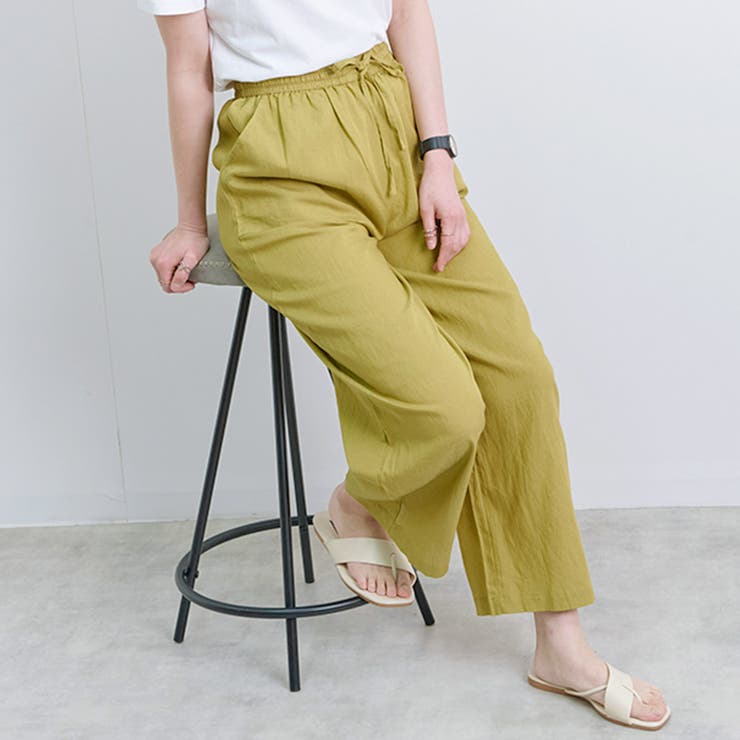 イージーパンツ ワイドパンツ レディース | relaclo | 詳細画像9 