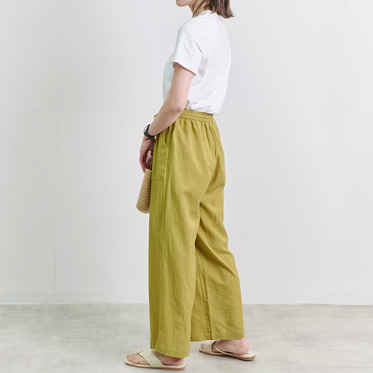 イージーパンツ ワイドパンツ レディース | relaclo | 詳細画像10 