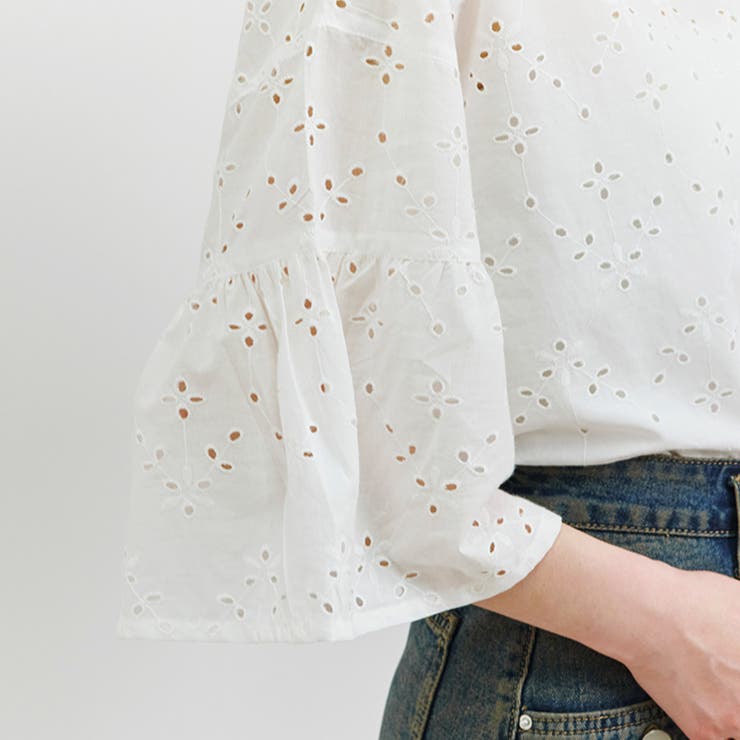 ブラウス レディース 半袖 | LAPULE  | 詳細画像11 